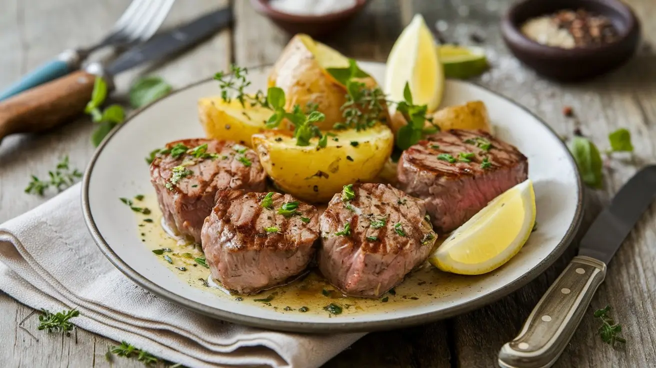 How to Make Garlic Butter Steak Bites and Potatoes