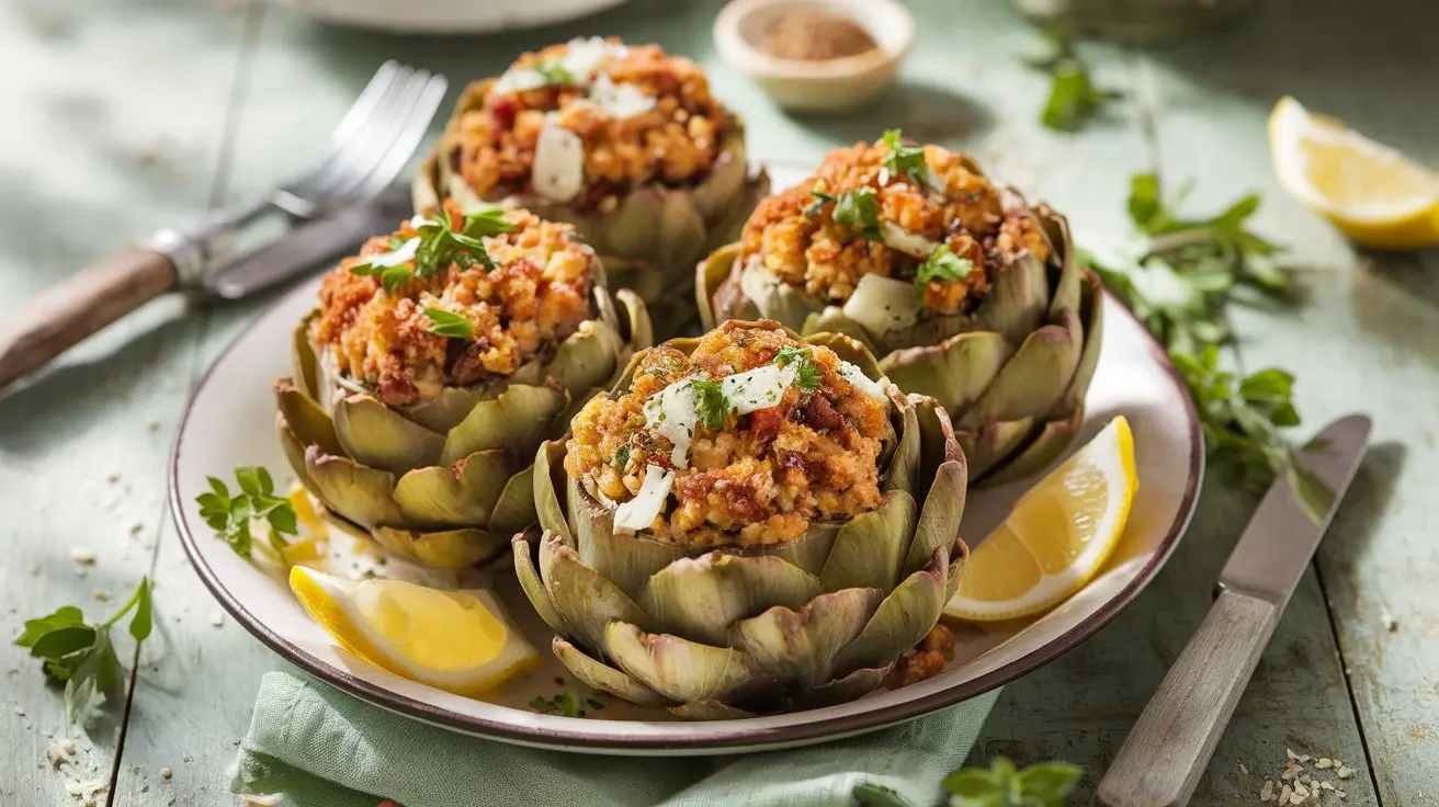 Stuffed artichokes Recipe