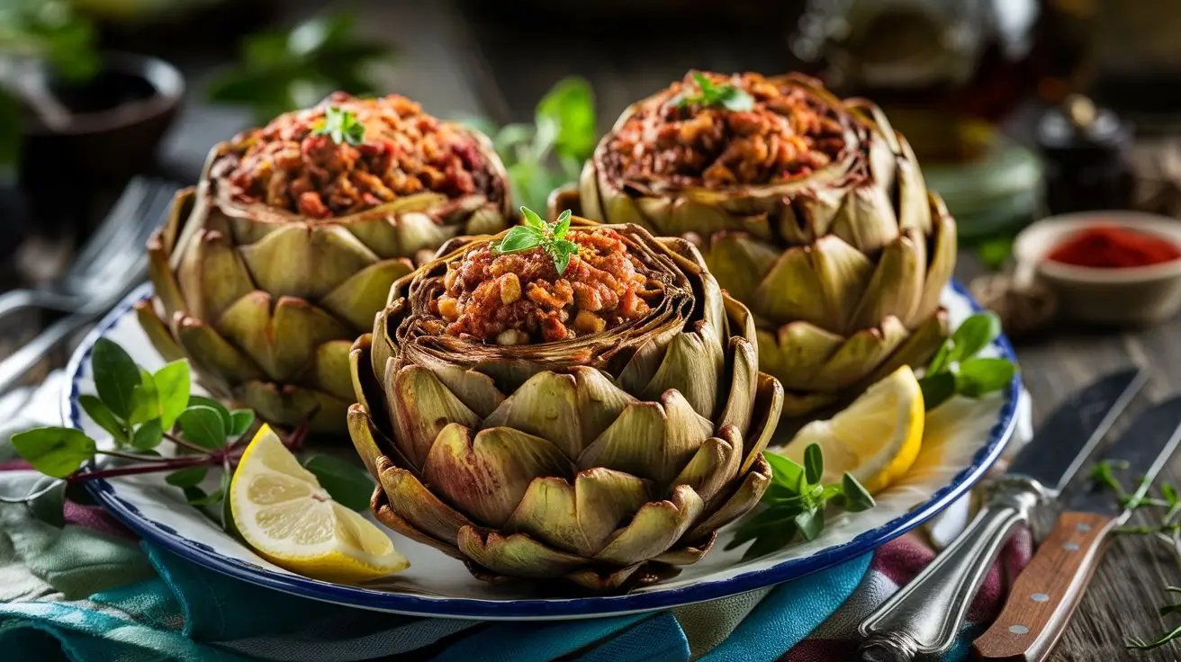 Stuffed artichokes Recipe