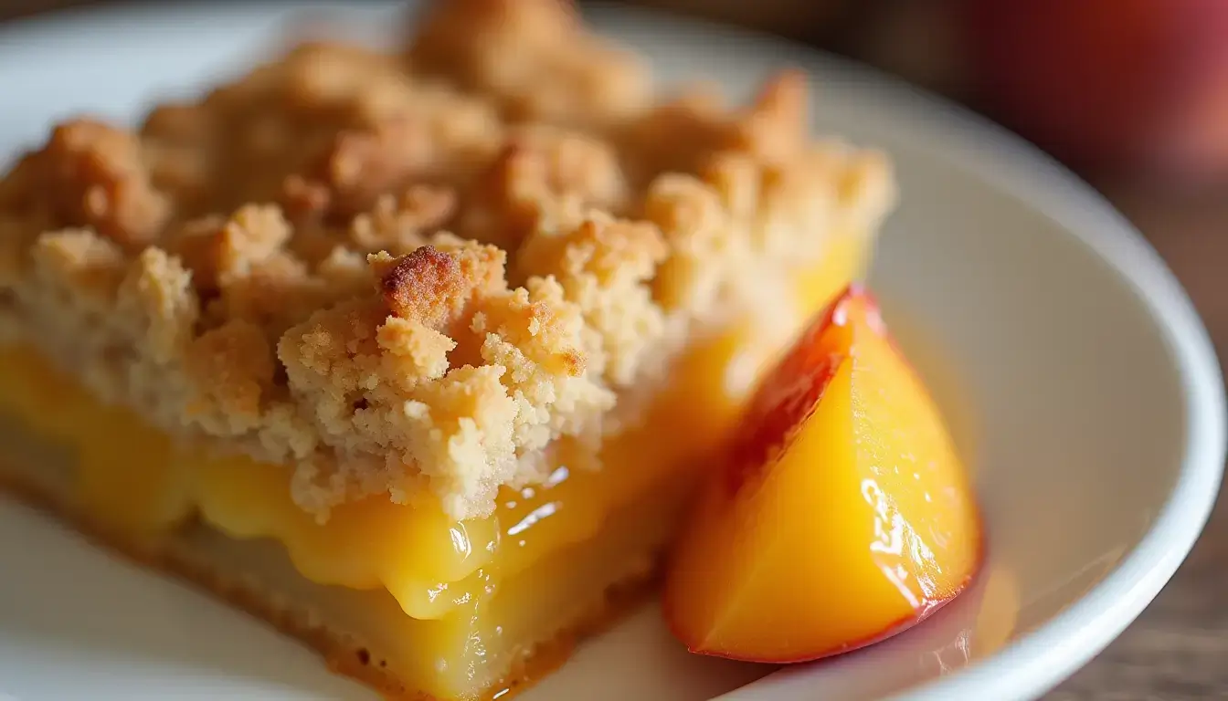 Easy Peach Crumble Recipe