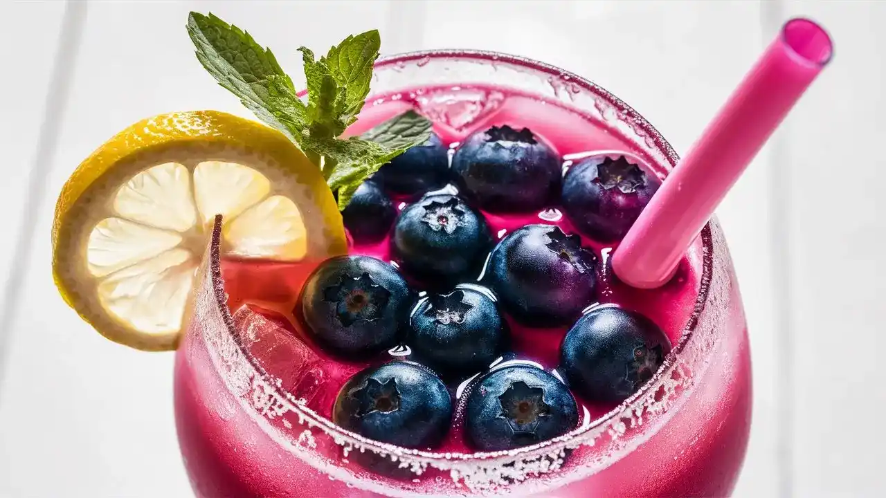 Sparkling Blueberry Lemonade Recipe