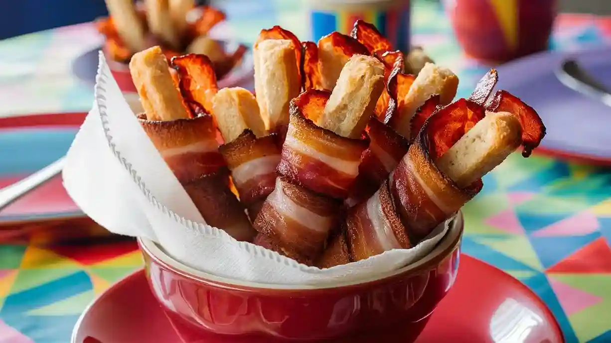 Bacon French Toast Roll Ups