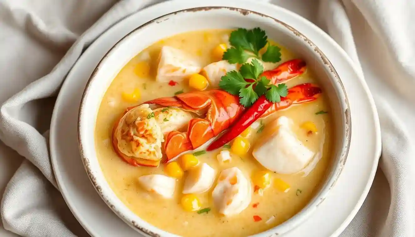 Bobby Flay's Crab & Corn Chowder