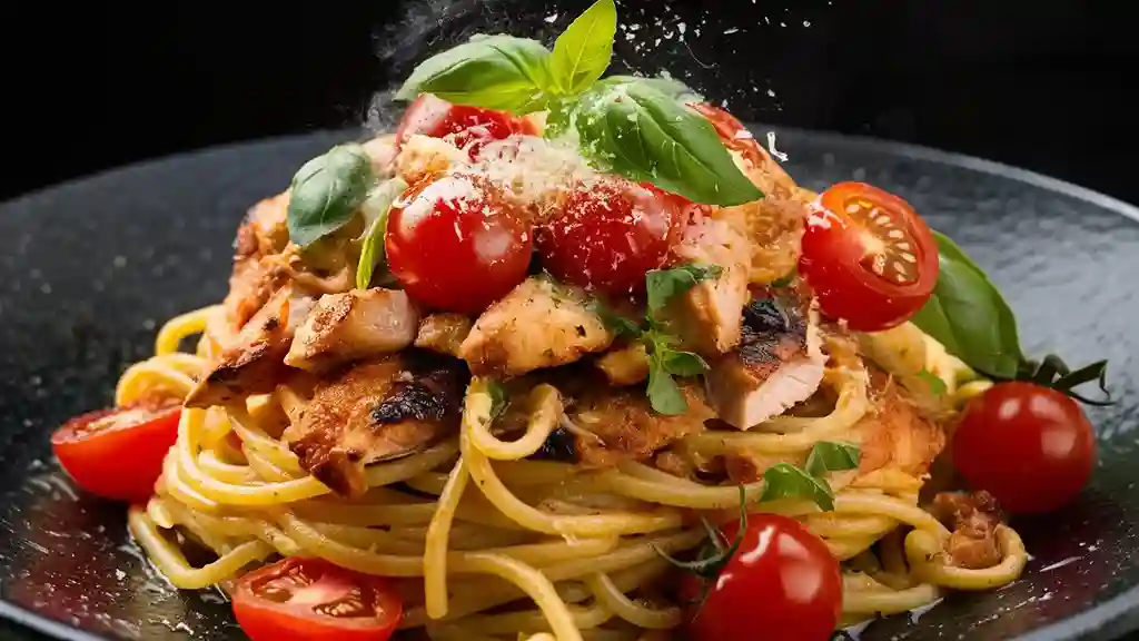 Bruschetta Chicken Pasta Recipe