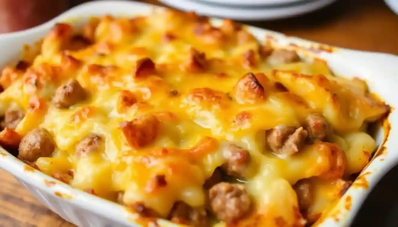 Cheesy Ranch Potatoes and Sausage Recipe