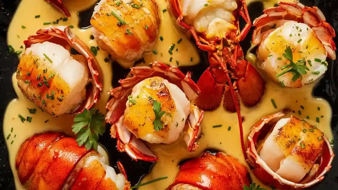 Creamy Garlic Butter Lobster Tails Recipe