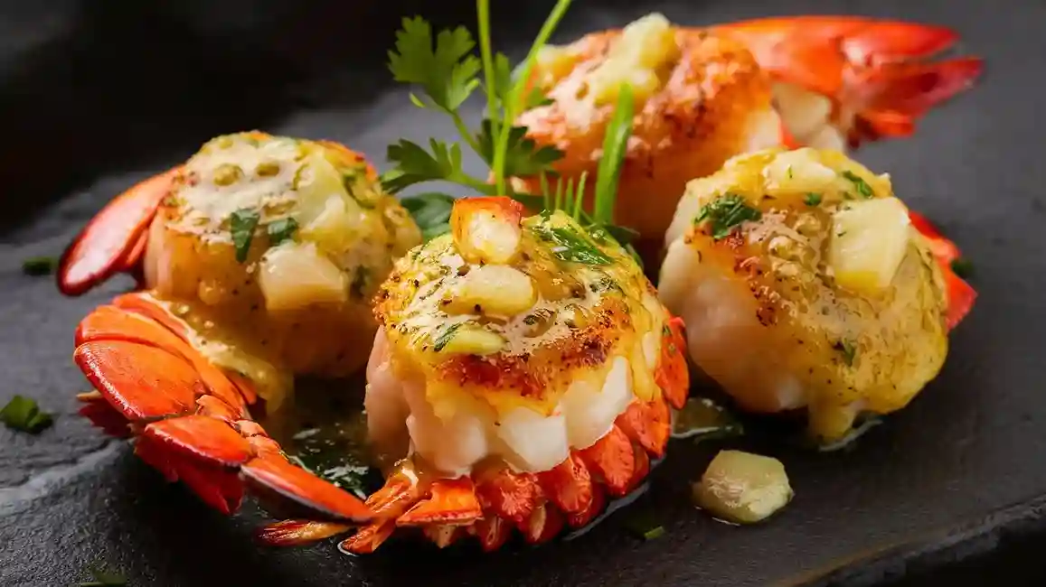 Creamy Garlic Butter Lobster Tails