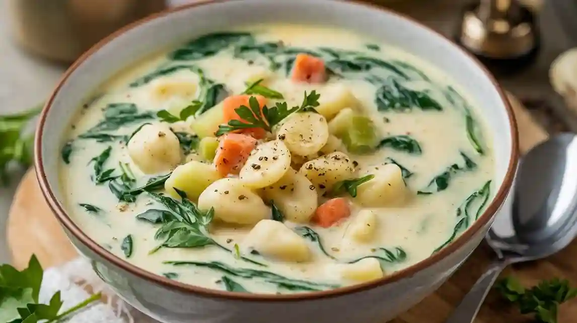 Creamy Vegetarian Gnocchi Soup Recipe