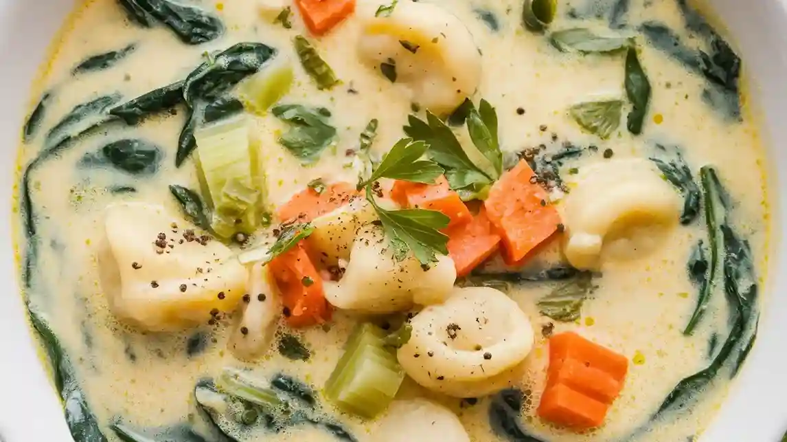 Creamy Vegetarian Gnocchi Soup