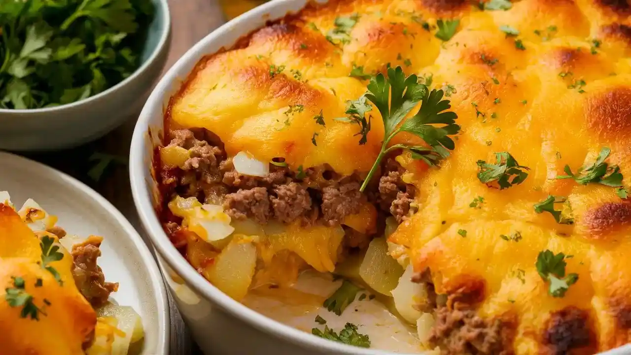 Ground Beef Potato Casserole