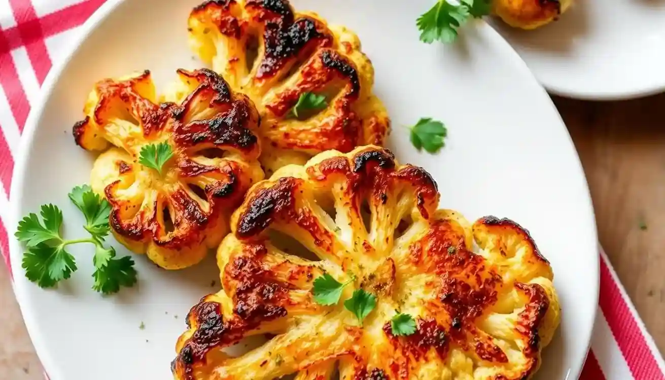 Oven-Roasted Cauliflower Steak Recipe