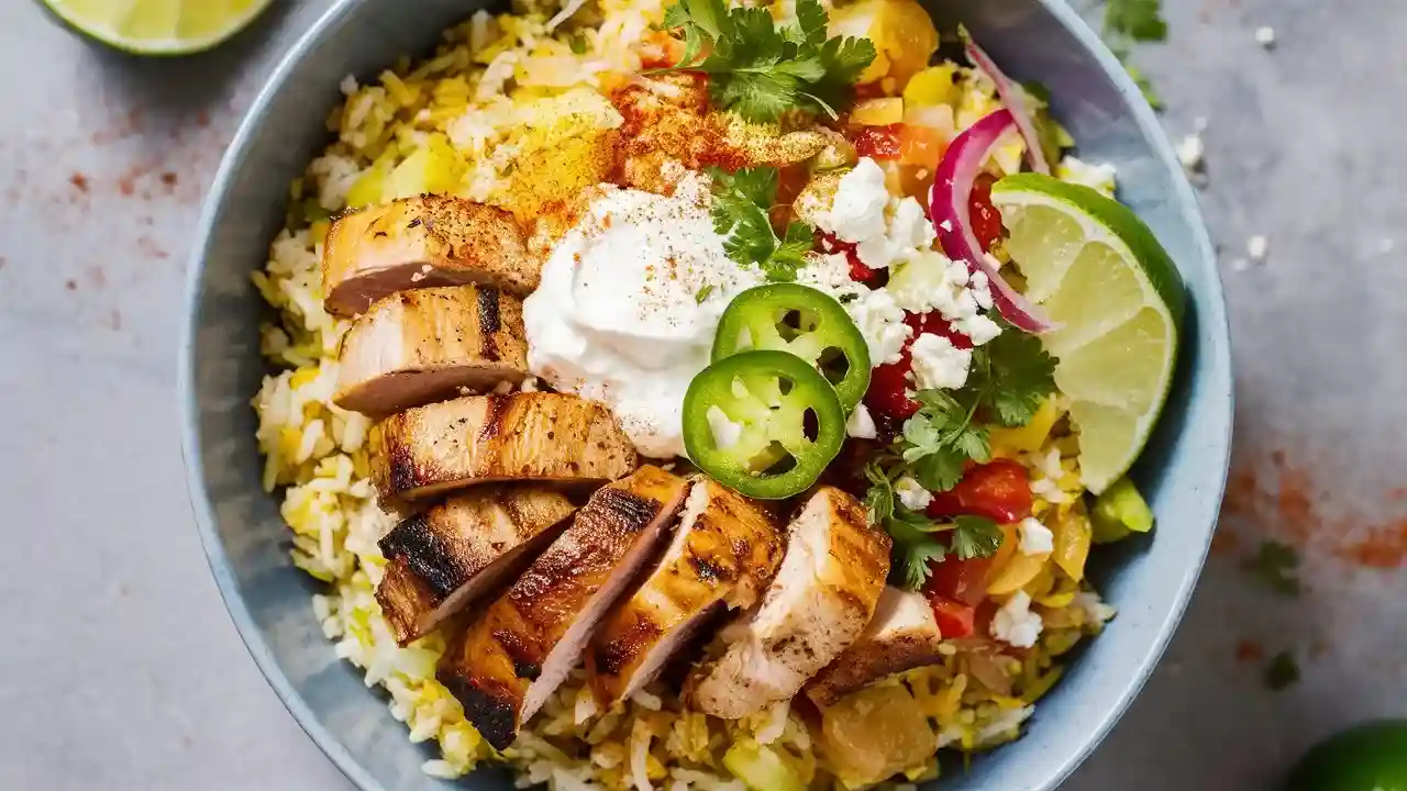 Street Corn Chicken Rice Bowl Recipe