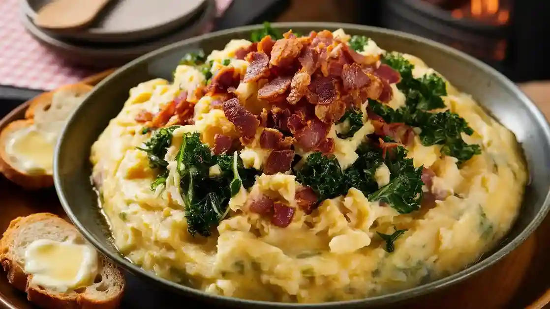 Irish Colcannon with Bacon and Potatoes