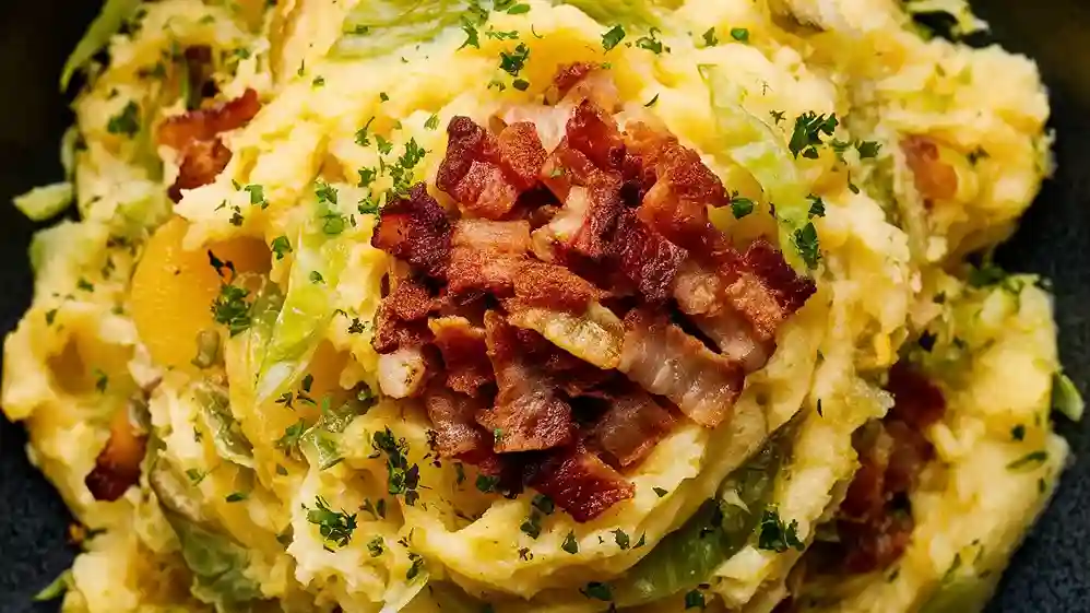 Irish Colcannon with Bacon and Potatoes