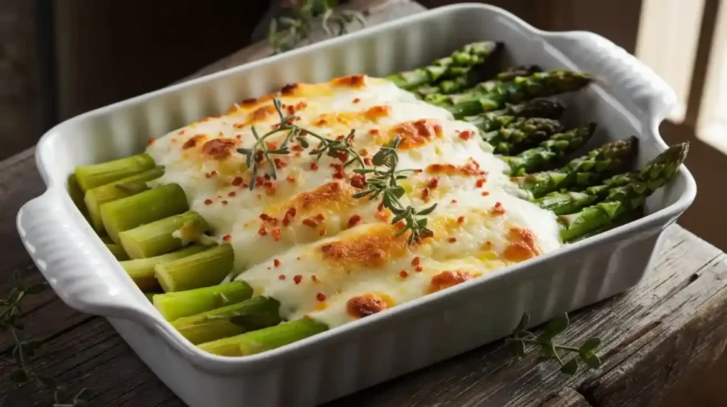 Easy Cheesy Baked Asparagus Recipe
